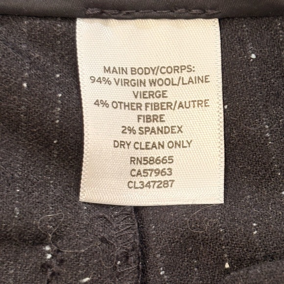 Classiques Entier Grey Micro Pinstripe 100% Wool Dress Pants from Nordstrom - Picture 9 of 9